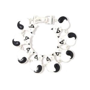 New Multi Cat Charm Metal Bracelet